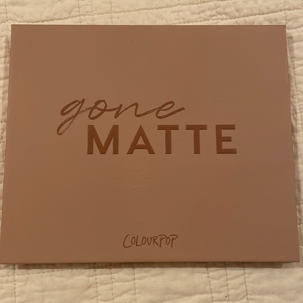ColourPop Gone Matte pressed Powder Palette